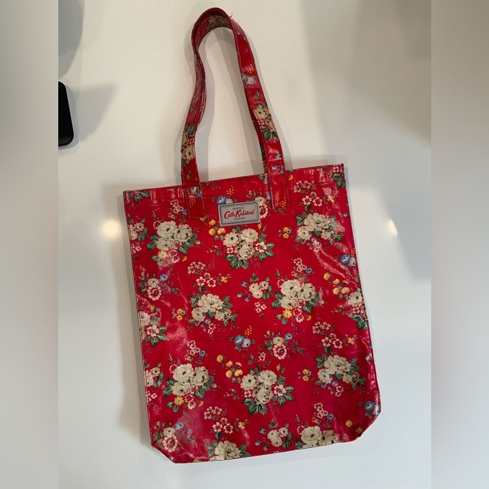 Cath Kidston Red Floral Tote Bag